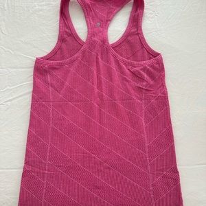 Lululemon Athletica pink racer back tank